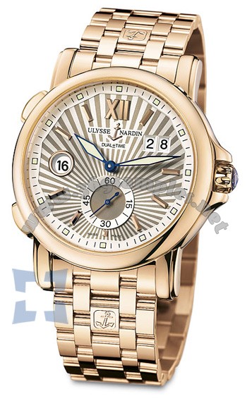 Ulysse Nardin Dual Time 42 mm Mens Wristwatch 246-55-8-30