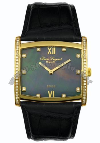 SWISS LEGEND Beverly Hills Ladies Wristwatch 40037-YG-BLK-BLK