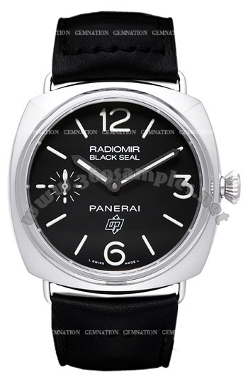 Panerai Radiomir Black Seal Logo 45mm Mens Wristwatch PAM00380