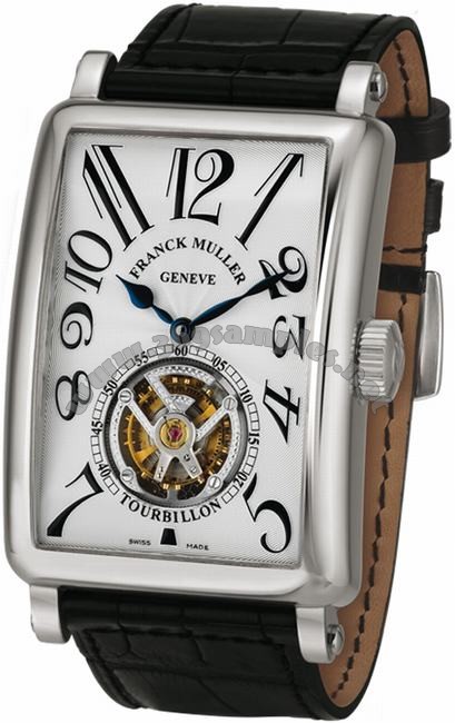 Franck Muller Mens Large Tourbillon Long Island Large Mens Wristwatch 1200 T