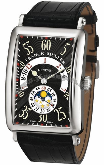 Franck Muller Mens Large Long Island Heure Retrograde Large Mens Wristwatch 1300 H IR L