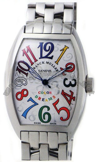 Franck Muller Mens Medium Cintree Curvex Extra-Large Mens Wristwatch 7851 SC COL DRM-1